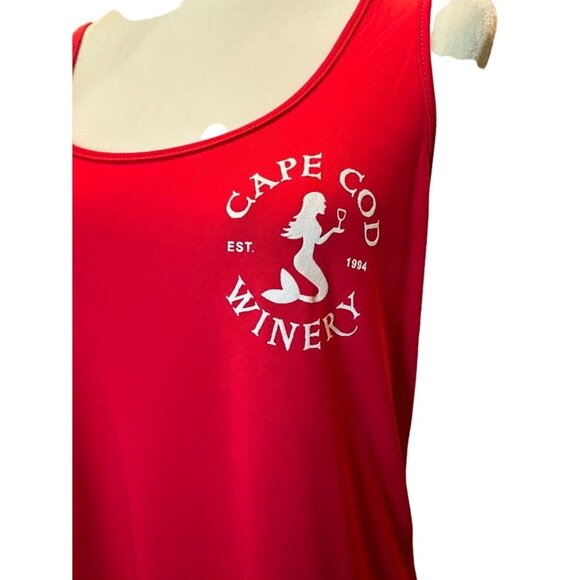 Sport-Tek Ladies XL Cape Cod Winery Tank Top Red Sleeveless 100% Polyester‎ - Picture 6 of 7